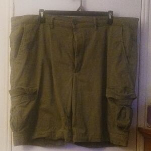 St. John's Bay Dark Green Cargo Shorts